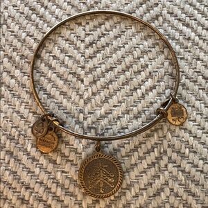 Alex and Ani Goldtone Bracelet with Charm
